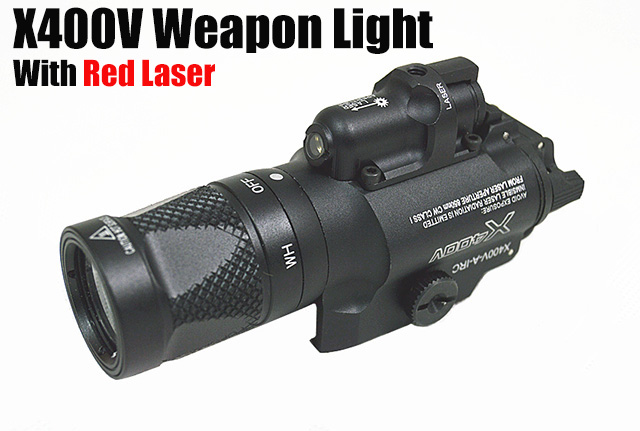 SUREFIRE X400V Ultra LED Pistol/Rifle WeaponLight (500 Lums)